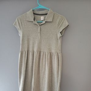 Gap kids XL size 12 gray uniform dress with collar